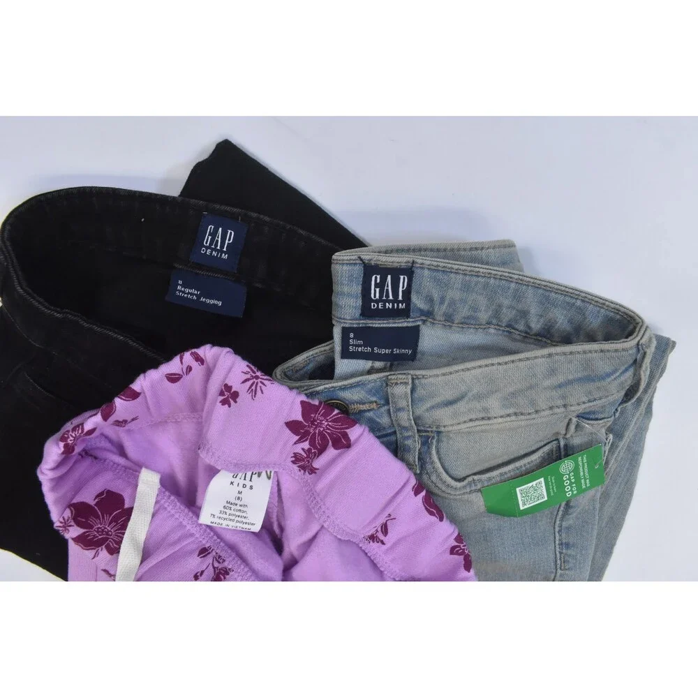 Gap Kids Bulk Lot Of 7 Girls Size Medium 8 Mixed Season Tops Bottoms Sweats
